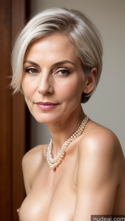 related ai porn images free for Milf Skin Detail (beta) Seductive Skinny Pearl Jewelry White Hair Small Tits Bobcut Busty German