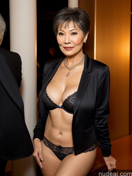 related ai porn images free for Milf Two Perfect Boobs Beautiful Perfect Body Seductive Pixie Chinese Party Bra Casual Jacket Professor Secretary Stylish Suit Cleavage Detailed Sexy Face 80s Dark Lighting