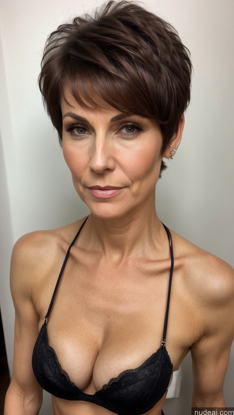 related ai porn images free for One Skinny Perfect Body Brunette Front View Dominatrix Cleavage Detailed Pixie Milf