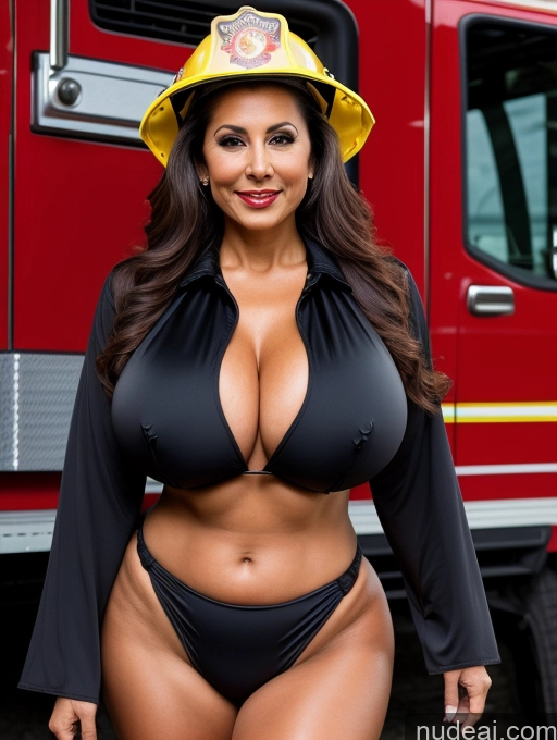 related ai porn images free for Milf One Busty Huge Boobs Thick Tanned Skin Front View Microkini Thong 60s Latina Firefighter Vampire