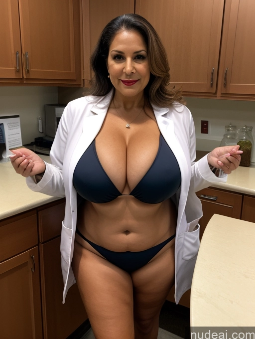 related ai porn images free for Milf One Busty Huge Boobs Thick Tanned Skin Front View Microkini Thong Latina 70s Lab Coat Professor Vampire