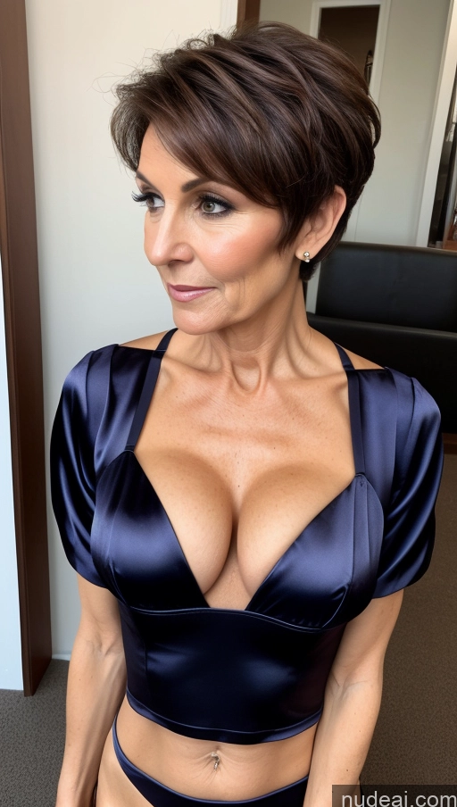 related ai porn images free for Milf One Skinny Perfect Body Brunette Pixie Front View Satin Cleavage Detailed