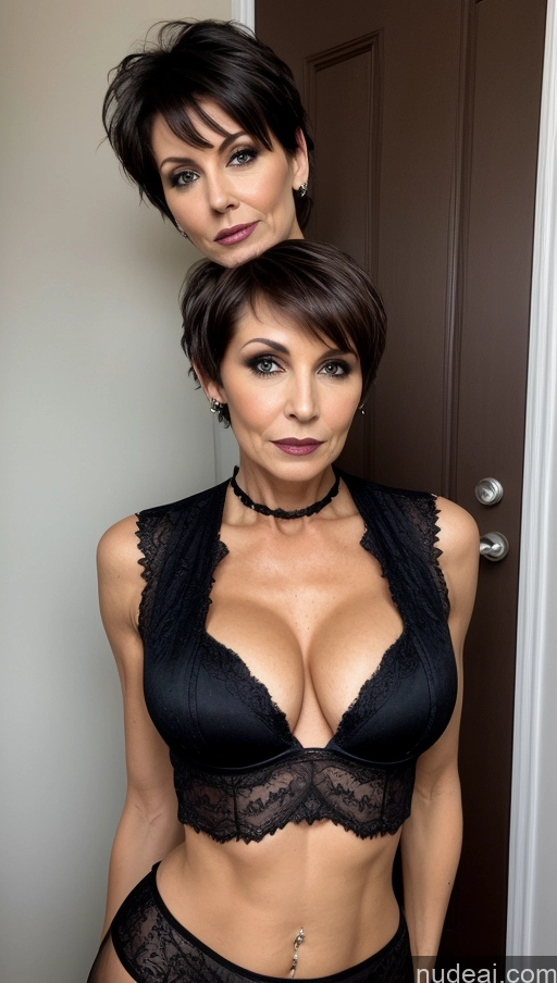 related ai porn images free for Milf One Skinny Perfect Body Brunette Pixie Front View Cleavage Detailed Goth