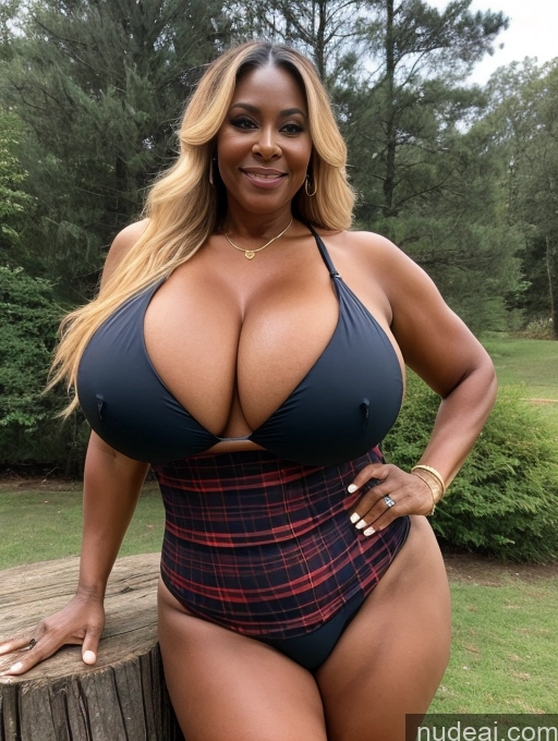 related ai porn images free for Milf One Busty Huge Boobs Thick Tanned Skin Front View Microkini Thong 60s Nigerian Lumberjack Witch