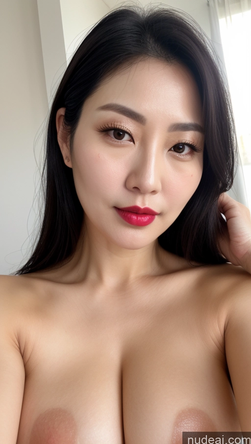 related ai porn images free for One Perfect Boobs Beautiful Lipstick Thick Fairer Skin Black Hair Korean Close-up View Slicked 40s Model