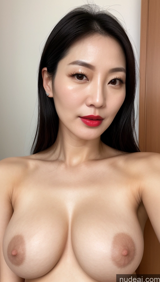 related ai porn images free for One Perfect Boobs Beautiful Lipstick Fairer Skin Black Hair Korean Close-up View Slicked 40s Model