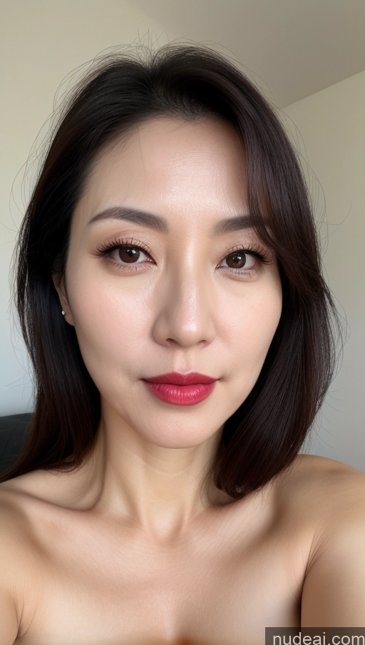 related ai porn images free for One Perfect Boobs Beautiful Lipstick Fairer Skin Black Hair Korean Close-up View 40s Woman