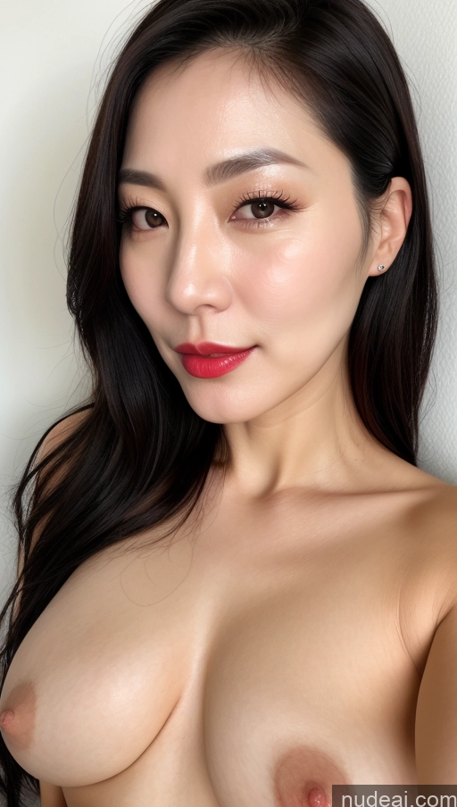 related ai porn images free for One Perfect Boobs Beautiful Lipstick Fairer Skin Black Hair Korean Close-up View 40s Woman