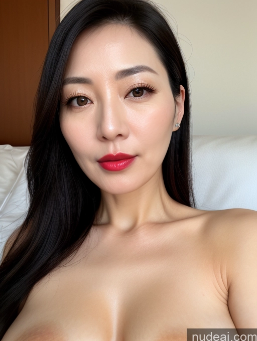 related ai porn images free for Woman One Perfect Boobs Beautiful Lipstick Fairer Skin 40s Black Hair Korean Close-up View