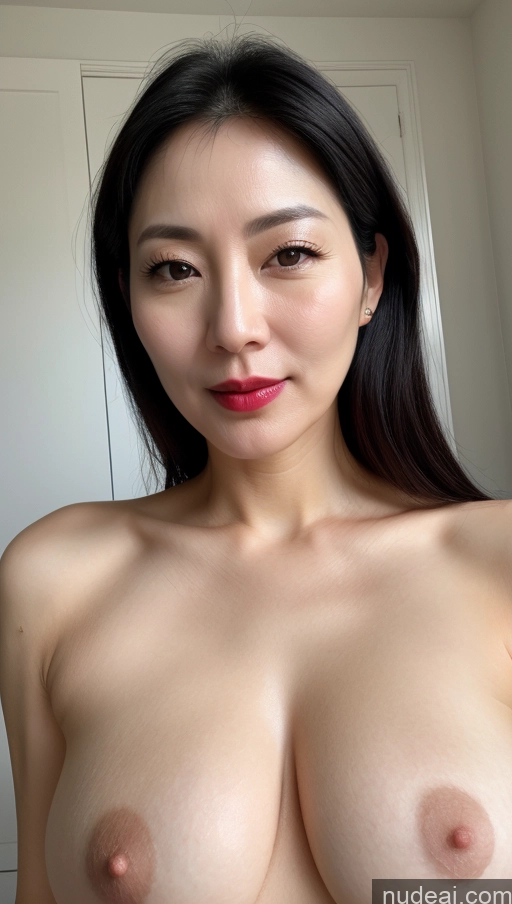 related ai porn images free for One Perfect Boobs Beautiful Lipstick Fairer Skin Black Hair Korean Close-up View 40s Woman