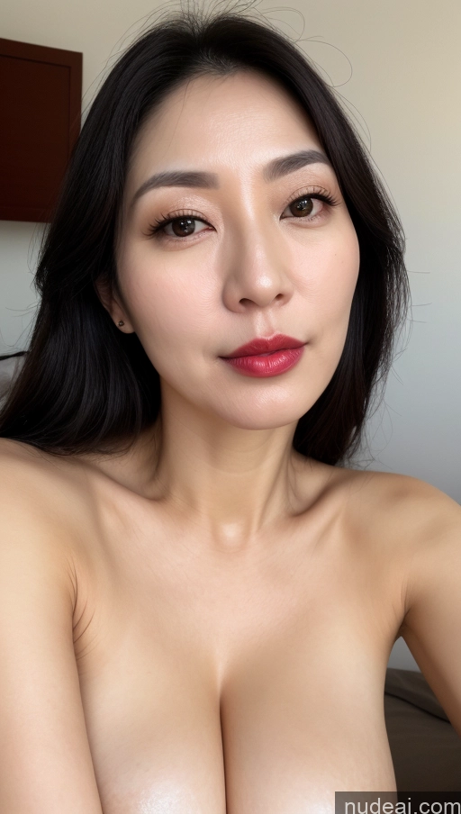 related ai porn images free for One Perfect Boobs Beautiful Lipstick Fairer Skin Black Hair Korean Close-up View 40s Woman
