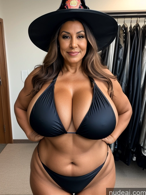related ai porn images free for Milf One Busty Huge Boobs Thick Tanned Skin Front View Microkini Thong 70s Latina Witch Firefighter