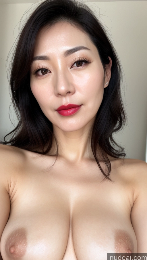 related ai porn images free for One Perfect Boobs Beautiful Lipstick Fairer Skin Black Hair Korean Close-up View 40s Woman