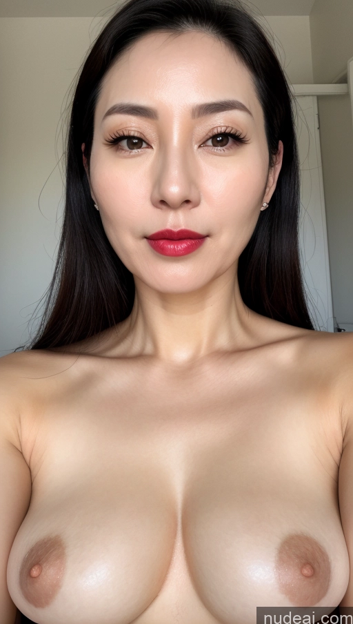 related ai porn images free for One Perfect Boobs Beautiful Lipstick Fairer Skin Black Hair Korean Close-up View 40s Woman