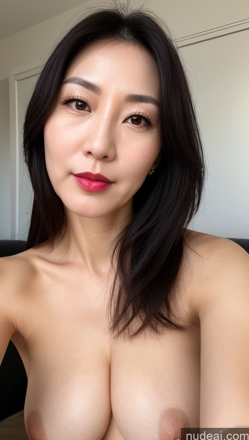 related ai porn images free for One Perfect Boobs Beautiful Lipstick Fairer Skin Black Hair Korean Close-up View 40s Woman
