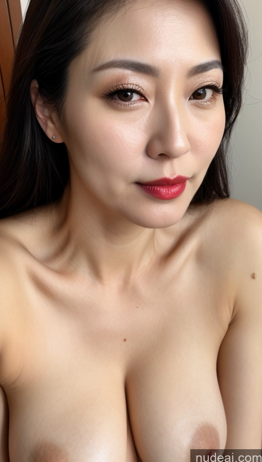 related ai porn images free for One Perfect Boobs Beautiful Lipstick Fairer Skin Black Hair Korean Close-up View 40s Woman