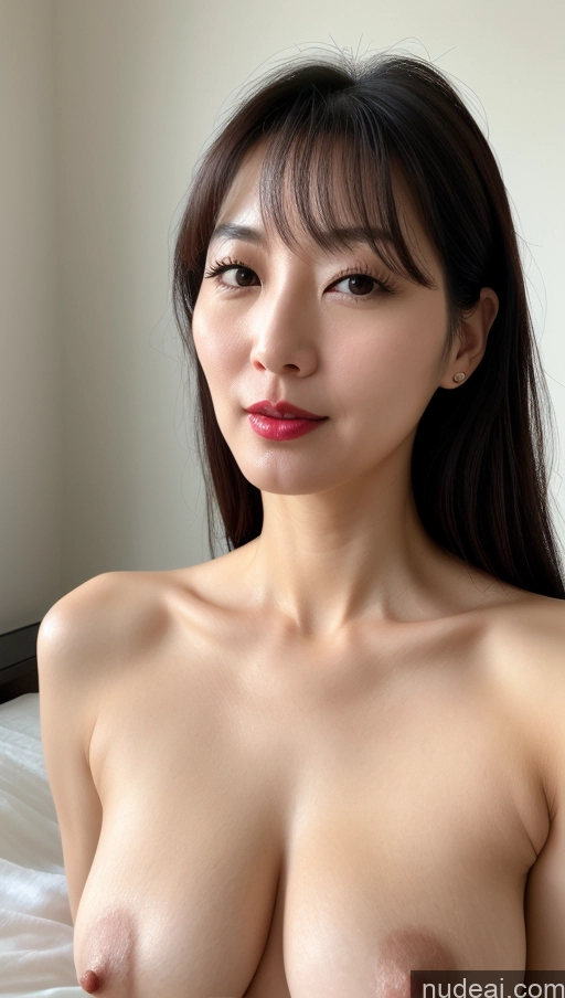 related ai porn images free for One Perfect Boobs Beautiful Lipstick Fairer Skin Black Hair Korean Close-up View 40s Woman