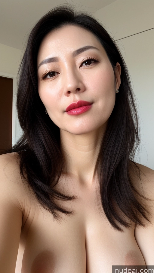 related ai porn images free for One Perfect Boobs Beautiful Lipstick Fairer Skin Black Hair Korean Close-up View 40s Woman