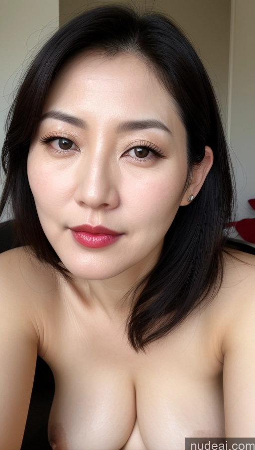 related ai porn images free for One Perfect Boobs Beautiful Lipstick Fairer Skin Black Hair Korean Close-up View 40s Woman