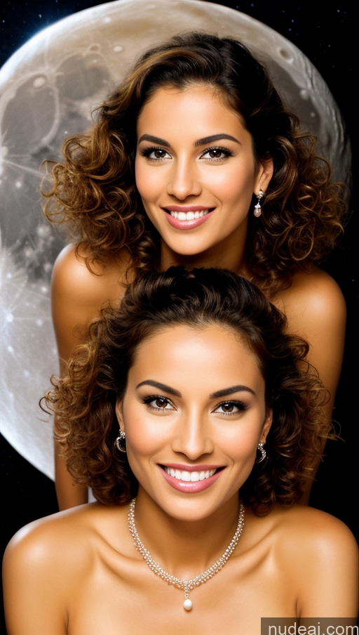 related ai porn images free for Miss Universe Model One Beautiful Perfect Body Pubic Hair 30s Happy Shocked Seductive Laughing Curly Hair Film Photo Moon Bright Lighting Detailed Sexy Face Nude Front View Egyptian Ginger Jewelry Pearl Jewelry Tribal Sari Bows