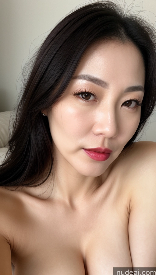 related ai porn images free for One Perfect Boobs Beautiful Lipstick Fairer Skin Black Hair Korean Close-up View 40s Woman