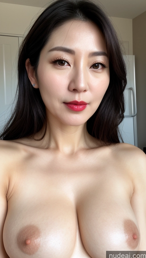 related ai porn images free for One Perfect Boobs Beautiful Lipstick Fairer Skin Black Hair Korean Close-up View 40s Woman