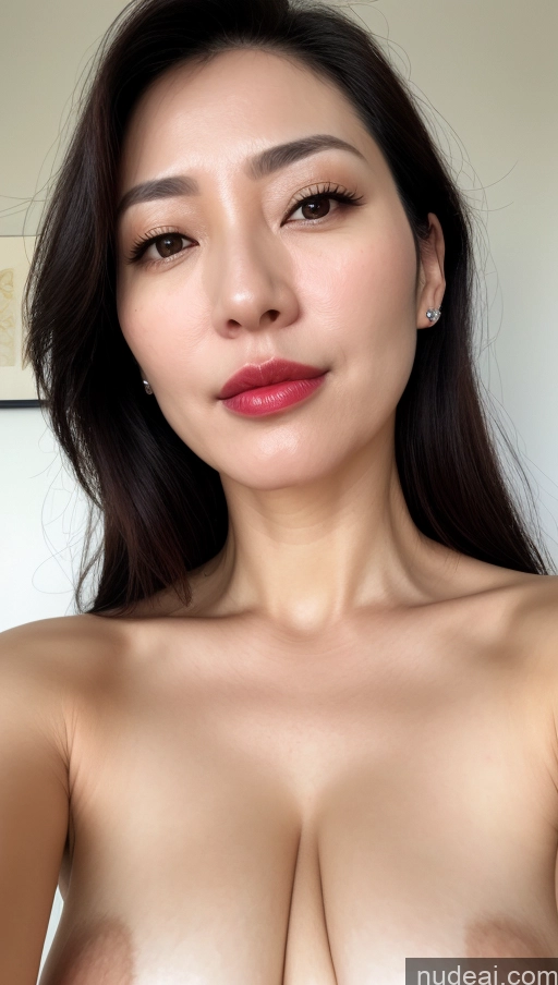 related ai porn images free for One Perfect Boobs Beautiful Lipstick Fairer Skin Black Hair Korean Close-up View 40s Woman