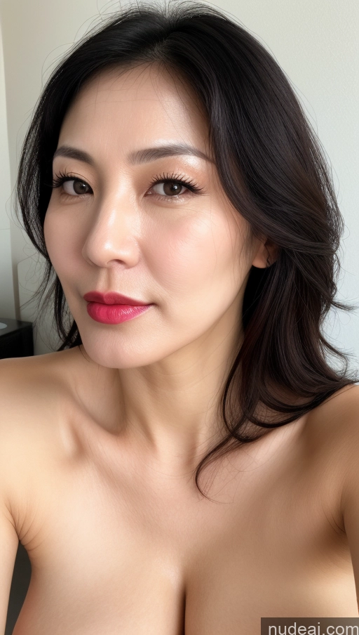 related ai porn images free for One Perfect Boobs Beautiful Lipstick Fairer Skin Black Hair Korean Close-up View 40s Woman