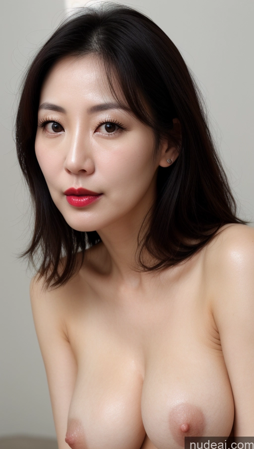 related ai porn images free for One Perfect Boobs Beautiful Lipstick Fairer Skin Black Hair Korean Close-up View 40s Woman