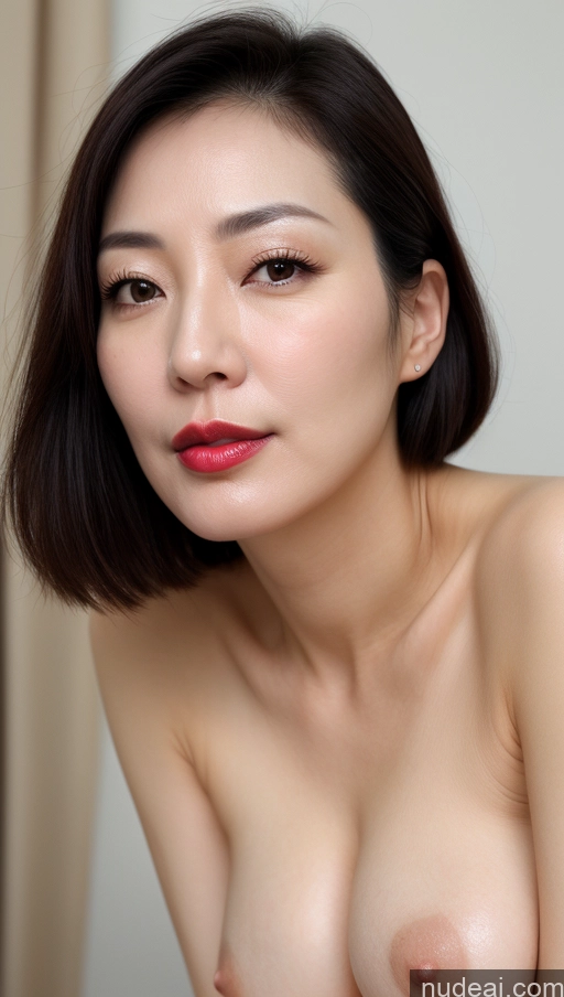 related ai porn images free for One Perfect Boobs Beautiful Lipstick Fairer Skin Black Hair Korean Close-up View 40s Woman