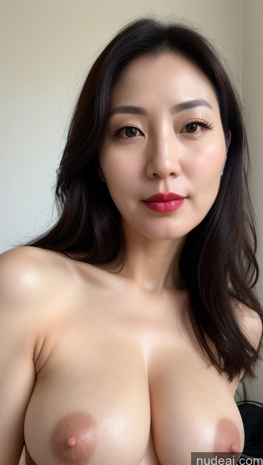related ai porn images free for One Perfect Boobs Beautiful Lipstick Fairer Skin Black Hair Korean Close-up View 40s Woman