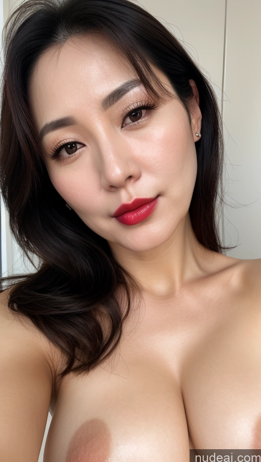 related ai porn images free for One Perfect Boobs Beautiful Lipstick Fairer Skin Black Hair Korean Close-up View 40s Woman
