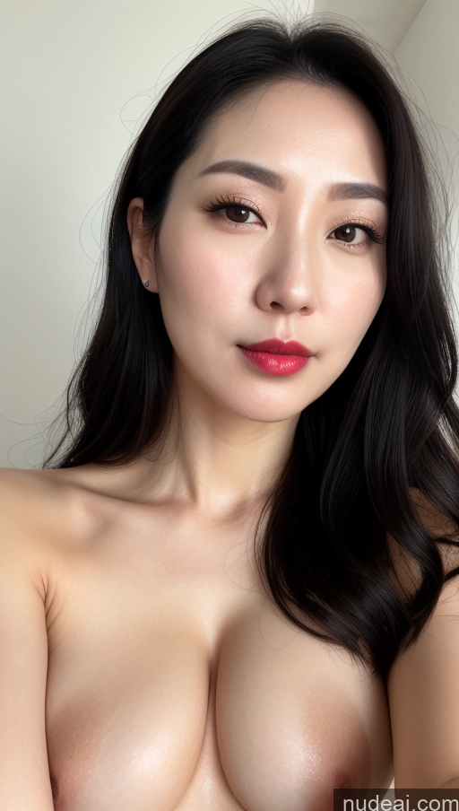 related ai porn images free for One Perfect Boobs Beautiful Lipstick Fairer Skin Black Hair Korean Close-up View Woman 30s Slicked