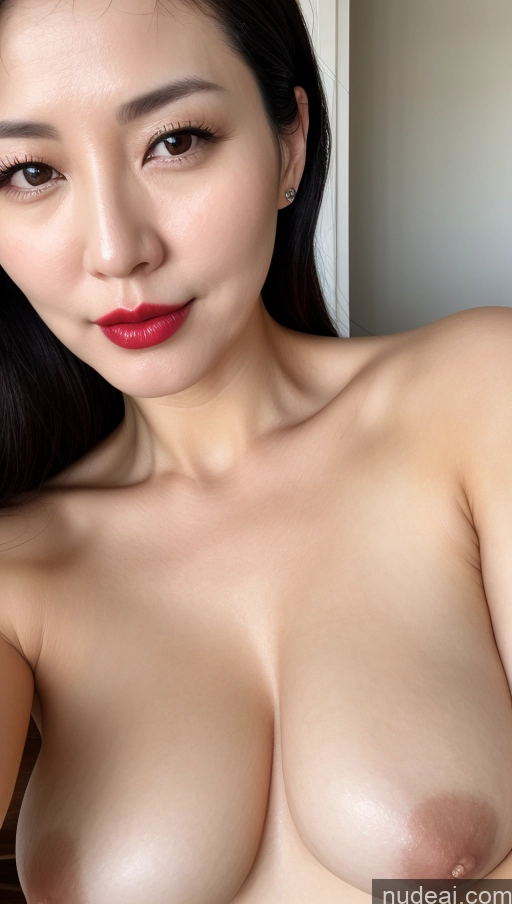 related ai porn images free for One Perfect Boobs Beautiful Lipstick Fairer Skin Black Hair Korean Close-up View Woman 40s