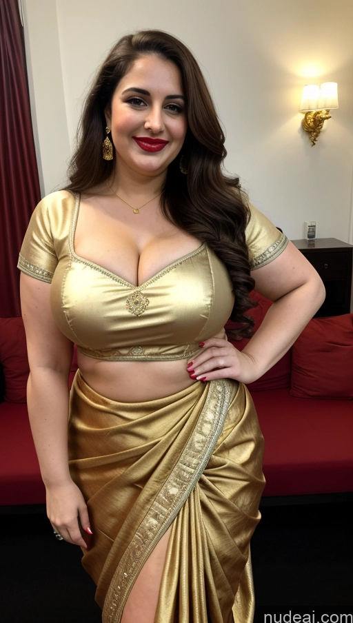 related ai porn images free for Milf Busty Beautiful Lipstick Thick Chubby Fat Big Hips Fairer Skin 20s Happy Seductive Brunette Long Hair Russian Party Front View Plank Sari Blouse Dirndl Victorian Cleavage Gold Jewelry