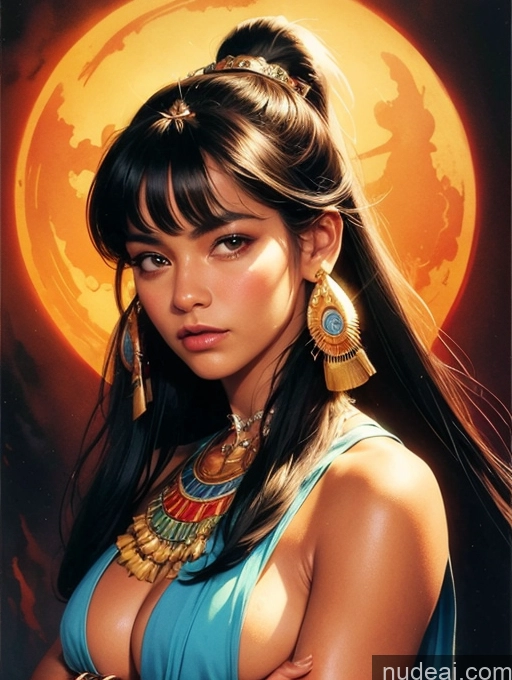 related ai porn images free for Tanned Skin Bangs Filipina Native American Native American Traditional GZCfinal Topless Woman Breasts Art By Boris Vallejo Boris Vallejo Art Style Fantasy Style Jeff Easley Discworld Bangs Long Hair Ponytail Straight Regal Watercolor Painting Egyptian