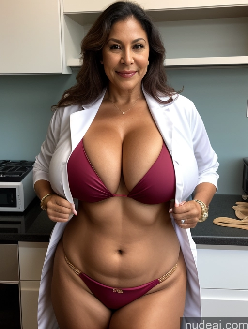 related ai porn images free for Milf One Busty Huge Boobs Thick Tanned Skin 70s Brazilian Front View Microkini Thong Lab Coat Professor Vampire