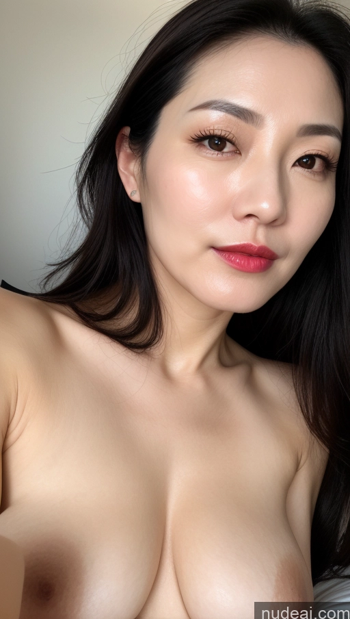related ai porn images free for One Perfect Boobs Beautiful Lipstick Fairer Skin Black Hair Korean Close-up View Woman 40s