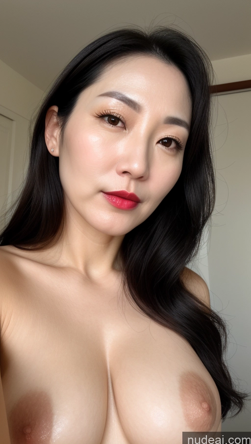 related ai porn images free for One Perfect Boobs Beautiful Lipstick Fairer Skin Black Hair Korean Close-up View Woman 40s