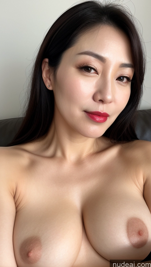 related ai porn images free for One Perfect Boobs Beautiful Lipstick Fairer Skin Black Hair Korean Close-up View Woman 40s