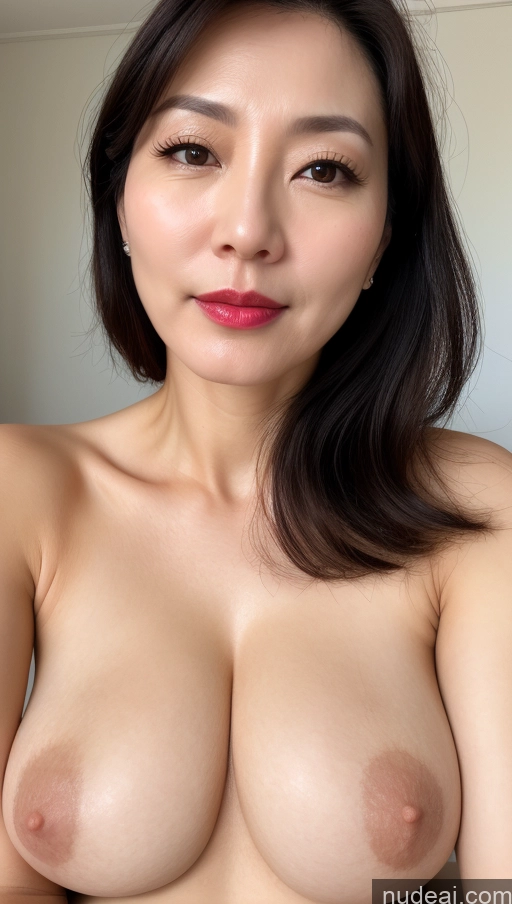 related ai porn images free for One Perfect Boobs Beautiful Lipstick Fairer Skin Black Hair Korean Close-up View Woman 40s
