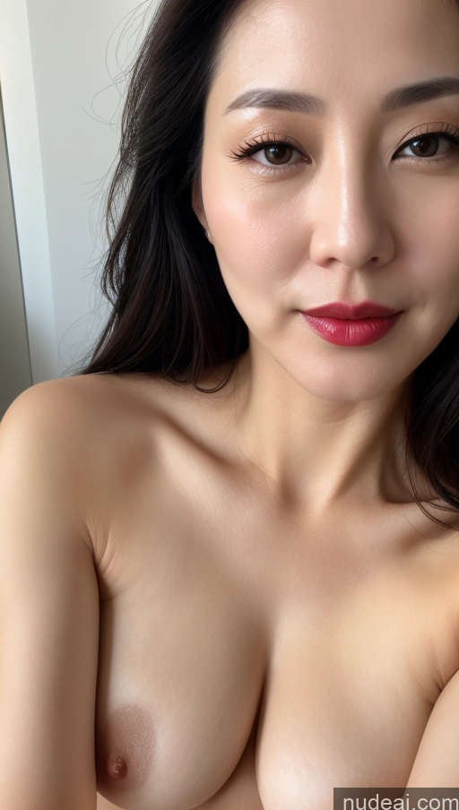 related ai porn images free for One Perfect Boobs Beautiful Lipstick Fairer Skin Black Hair Korean Close-up View Woman 40s