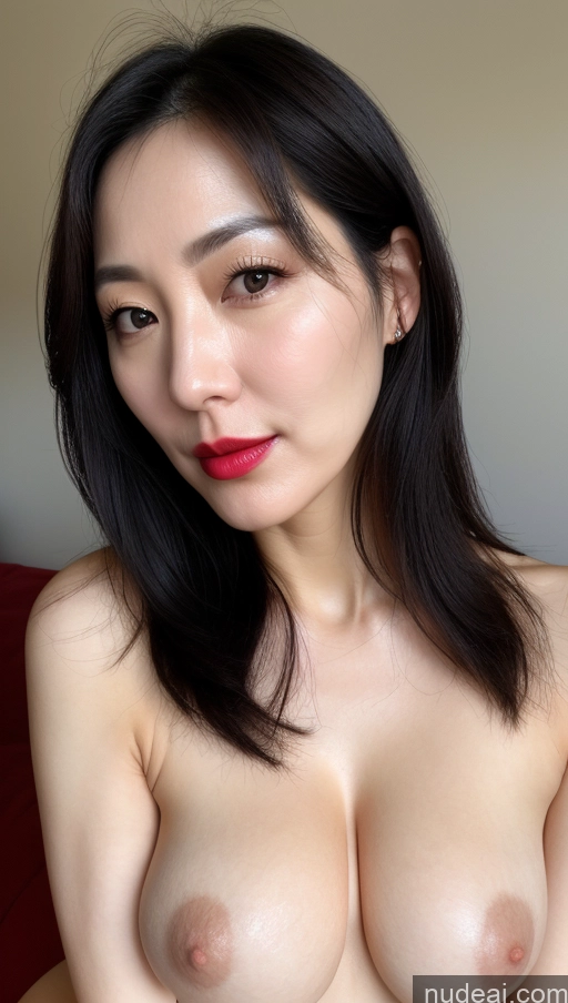 related ai porn images free for One Perfect Boobs Beautiful Lipstick Fairer Skin Black Hair Korean Close-up View Woman 40s