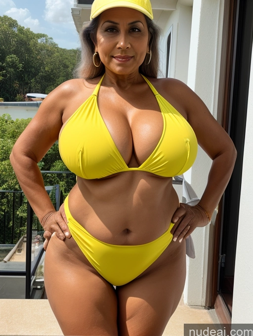 related ai porn images free for Milf One Busty Huge Boobs Thick Tanned Skin 70s Indian Front View Maid Microkini Thong Construction Worker