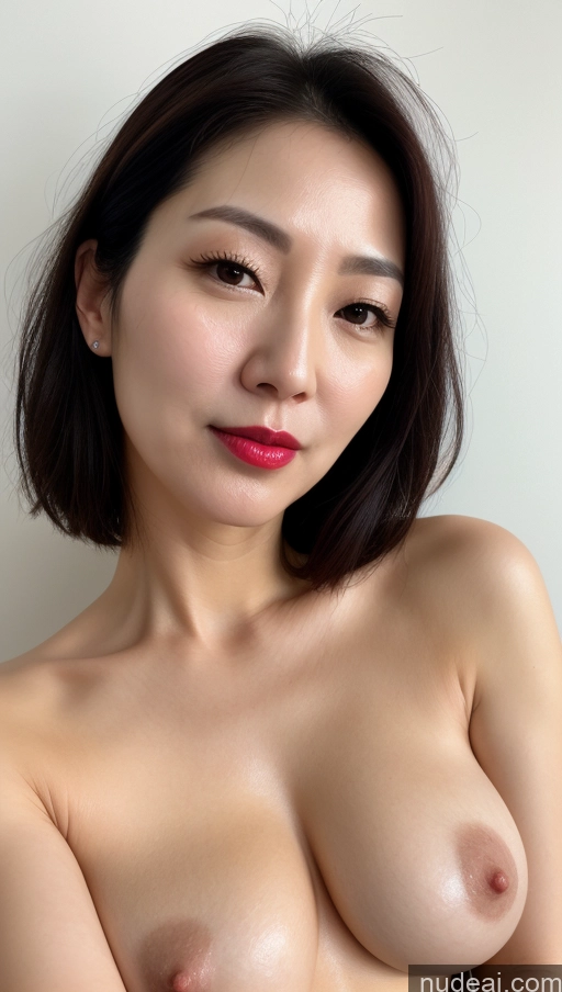 related ai porn images free for One Perfect Boobs Beautiful Lipstick Fairer Skin Black Hair Korean Woman 40s Close-up View