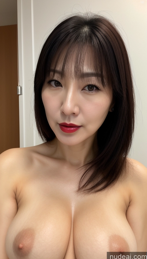 related ai porn images free for One Perfect Boobs Beautiful Lipstick Fairer Skin Black Hair Korean Woman 40s Close-up View