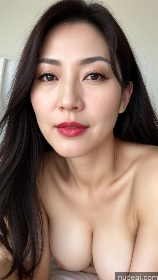 related ai porn images free for One Perfect Boobs Beautiful Lipstick Fairer Skin Black Hair Korean Woman 40s Close-up View