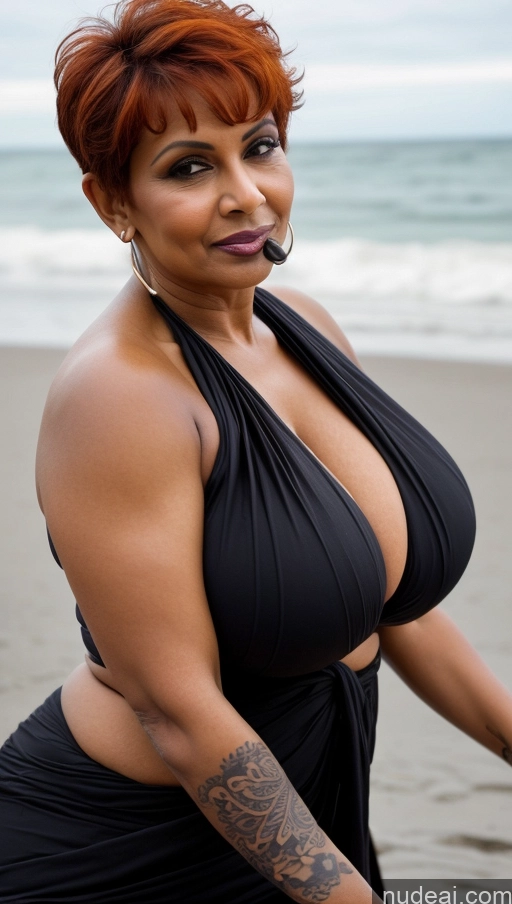 related ai porn images free for Milf Busty Huge Boobs Beautiful Big Ass Thick Big Hips Tall Dark Skin Seductive Ginger Indian Close-up View Eating Cleavage Detailed Sexy Face Goth Sari Beach Muscular Tattoos 60s Pixie