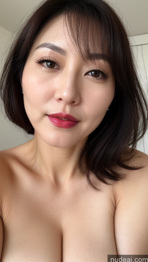 related ai porn images free for Woman One Perfect Boobs Beautiful Lipstick Fairer Skin 40s Black Hair Korean Close-up View