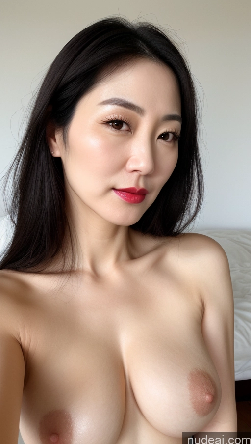 related ai porn images free for Woman One Perfect Boobs Beautiful Lipstick Fairer Skin 40s Black Hair Korean Close-up View